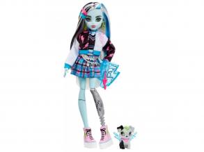 Monster High : Frankie Stein Puppe mit Haustier und Zubehör - Mattel