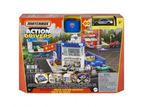 Matchbox: Polizeistation Großes Gleis-Set - Mattel