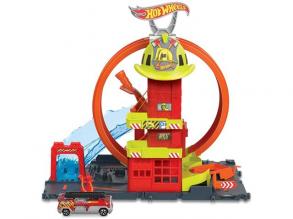 Hot Wheels City: Feuerwache Spielset - Mattel