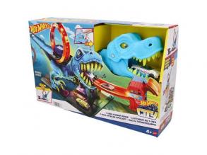 Hot Wheels City: T-Rex Schleifenbahn Spielset - Mattel