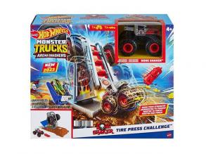 Hot Wheels: Monster Trucks Live Arena Semi-Finale - Reifenpresse Challenge - Mattel