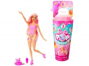 Barbie: Slime Reveal - Erdbeer-Überraschungspuppe im Obst-Set mit rosa Haaren - Mattel