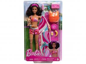 Barbie The Movie: Barbie-Puppe mit Surfbrett und Ausrüstung - Mattel