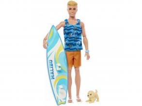 Barbie The Movie: Ken-Puppe mit Surfbrett und Ausrüstung - Mattel