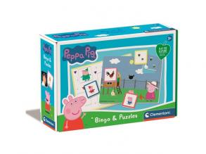 Peppa Pig Bingo und Puzzle Spiel Set - Clementoni