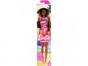 Barbie Chic Modepuppe in rosa Barbie Kleid - Mattel