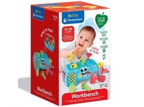 2-in-1 Werkbank und Werkzeugkasten mit Werkzeugen - Clementoni baby