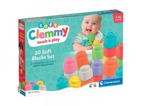 Clemmy: Touch & Play weiche Farbe Bausteine Satz von 20 - Clementoni