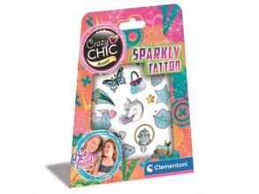 Crazy Chic: Glitzerndes Glitzer-Tattoo-Set - Clementoni