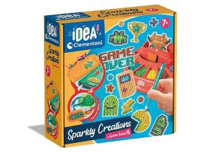 Die Idee! Spiel Icons Strass Bild Maker Set - Clementoni