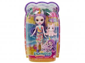 Enchantimals: Sunshine Beach - Ulia Einhornpuppe und Pacifica Einhorn - Mattel