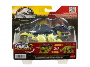 Jurassic World: Fierce Changers - Allosaurus & Dimetrodon Convertible Dinosaurier - Mattel