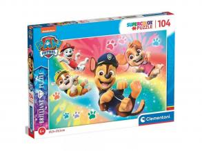 Paw Patrol 104pcs Brillante Farbe Puzzle - Clementoni