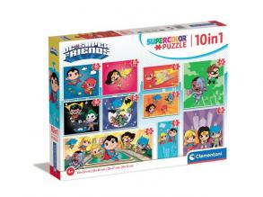 DC Super Friends 10-in-1-Puzzlesatz - Clementoni