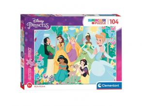 Disney princesses glitter 104 Teile Puzzle - Clementoni