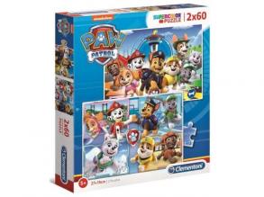 Clementoni: Paw Patrol 2 in 1 2x60pcs puzzle