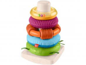 Fisher-Price: Sensory Rock-A-Stack Ring Pyramide - Mattel