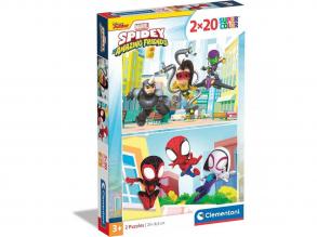 Disney Spidey 2x20 Teile Supercolor puzzle - Clementoni