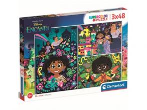 Disney Encanto Supercolor 3 in 1 3x48Teiliges Puzzle - Clementoni