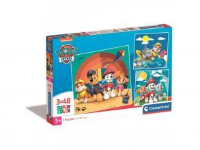 Paw Patrol Super Farbe3 in 1 Puzzle - Clementoni