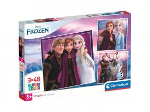 Die Protagonisten von Ice Magic 3x48 Teile Supercolor puzzle - Clementoni