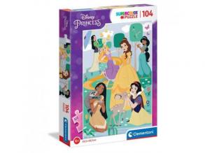 Disney Prinzessinnen 104 Teile supercolor puzzle - Clementoni