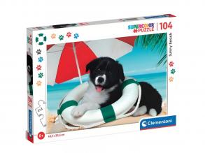 Sonnenstrand 104pcs Supercolor Puzzle - Clementoni