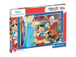 Disney Pinocchio 104 Teile Super-Puzzle - Clementoni