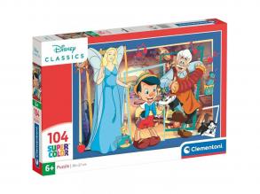 Disney Pinocchio 104 Teile Supercolor Puzzle - Clementoni