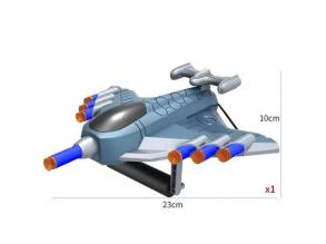 Sponge Shooter mit Flugzeugzubehör