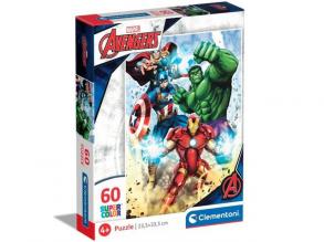 Marvel: Avengers Supercolor puzzle 60pcs - Clementoni