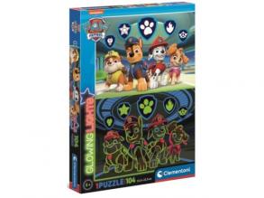 Paw Patrol Fluoreszierende 104pcs Puzzle - Clementoni