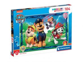 Paw Patrol Supercolor puzzle 104pcs - Clementoni