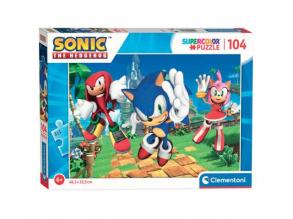 Sonic 104pcs Super Farbe Puzzle - Clementoni