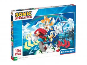 Sonic der Igel und seine Freunde 104 Teile Puzzle - Clementoni