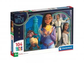 Disney Wish 104-teiliges Supercolor-Puzzle - Clementoni