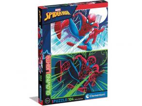 Marvel: Spider-Man fluoreszierende Puzzle 104pcs - Clementoni