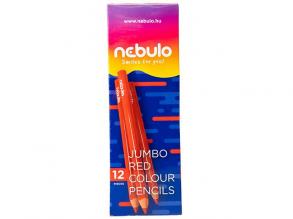 Nebulo: Rote dreieckige Jumbo-Buntstifte 1pc