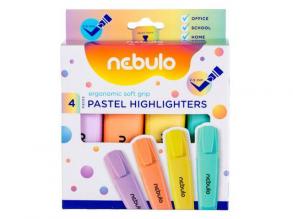 Nebulo: Pastell-Highlighter 2-5mm 4er-Set