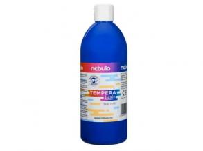 Nebulo: Blaue Flüssigtempera in 500ml Flasche