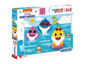 Baby Shark Supercolor Maxi puzzle 24pcs - Clementoni