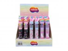 Nebulo: 10 Farben Kugelschreiber Einhorn Design mehrere 1pc