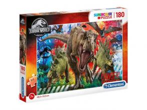 Jurassic World Supercolor 180pcs puzzle - Clementoni