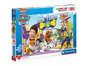 Paw Patrol One Team Supercolor puzzle 180pcs - Clementoni