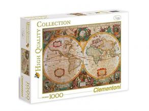 Antike Karte HQC 1000 Teile Puzzle - Clementoni