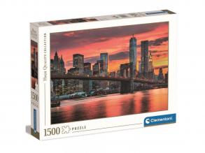 East River in der Abenddämmerung 1500 Teile HQC-Puzzle - Clementoni