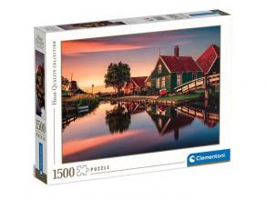 Zaanse Schans, Niederlande HQC 1500Teiliges Puzzle - Clementoni