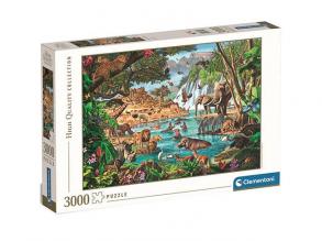 Afrikanisches Wasserloch HQC puzzle 3000pcs - Clementoni