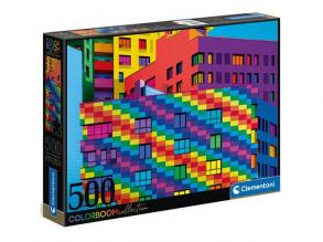 Colorboom Kollektion: 500pcs Quadrate Puzzle - Clementoni