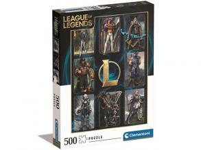 League of Legends: Heroes HQC Puzzle 500pcs - Clementoni